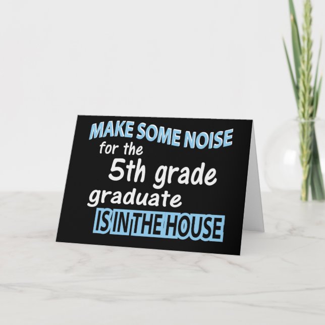 Carte Félicitations aux diplômés de la 5e année (Devant)