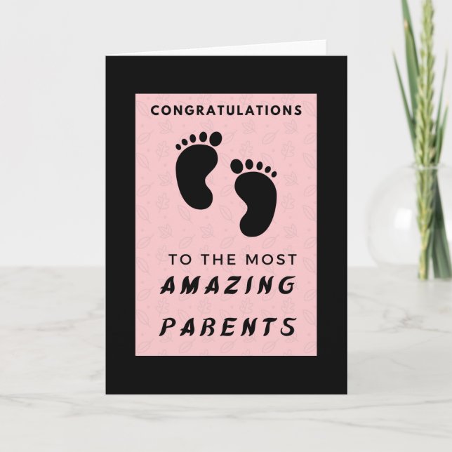 Carte Félicitations aux parents les plus extraordinaires (Devant)
