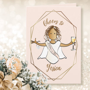 Carte Félicitations aux Wedding showers nuptiaux ethniqu