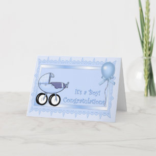 Carte Félicitations Baby Boy Card