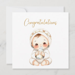 Carte Félicitations Baby Card