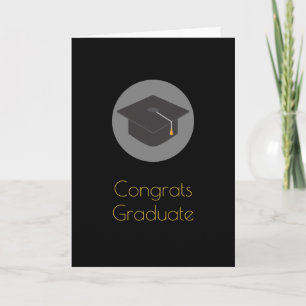 Carte Félicitations Casquette de Remise des Diplômes Lau
