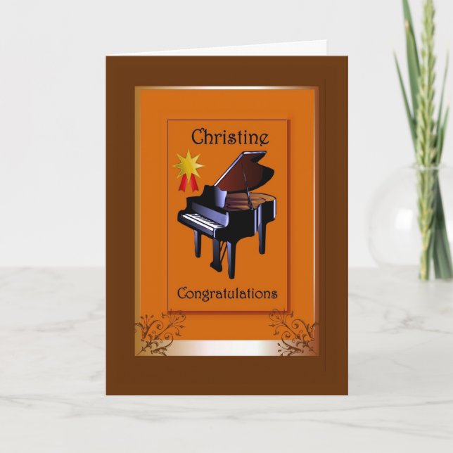 Carte Félicitations Christine (Devant)