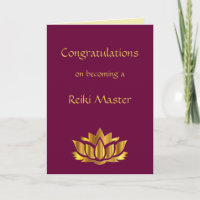 Félicitations de devenir un Maître Reiki