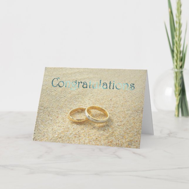 Carte Félicitations de mariage. Félicitations pour le ma (Devant)