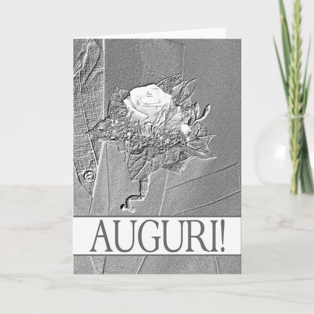 Carte félicitations de mariage italien (Devant)