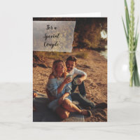Félicitations de mariage personnalisées avec photo