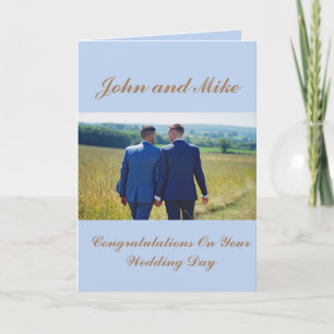 CARTE FÉLICITATIONS DE MARIAGES HOMOSEXUELS