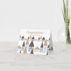 Carte Félicitations de petite taille sur votre nouvelle