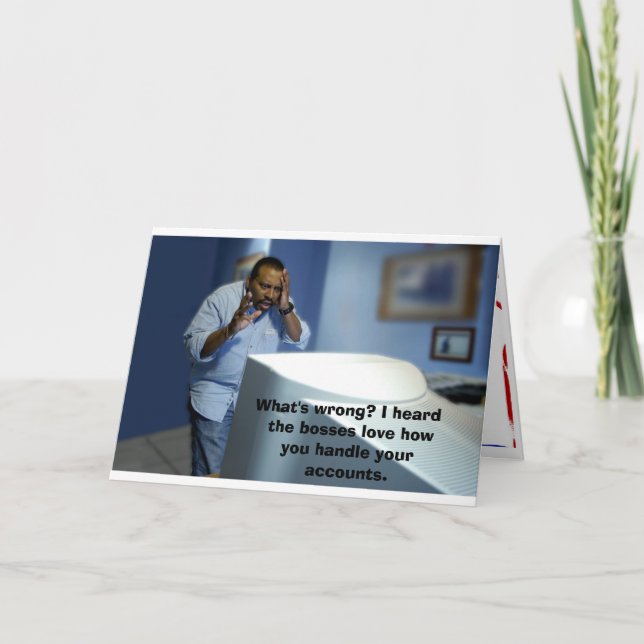 Carte Félicitations de promotion du travail (Devant)