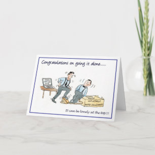 Carte Félicitations d'être allé seul...