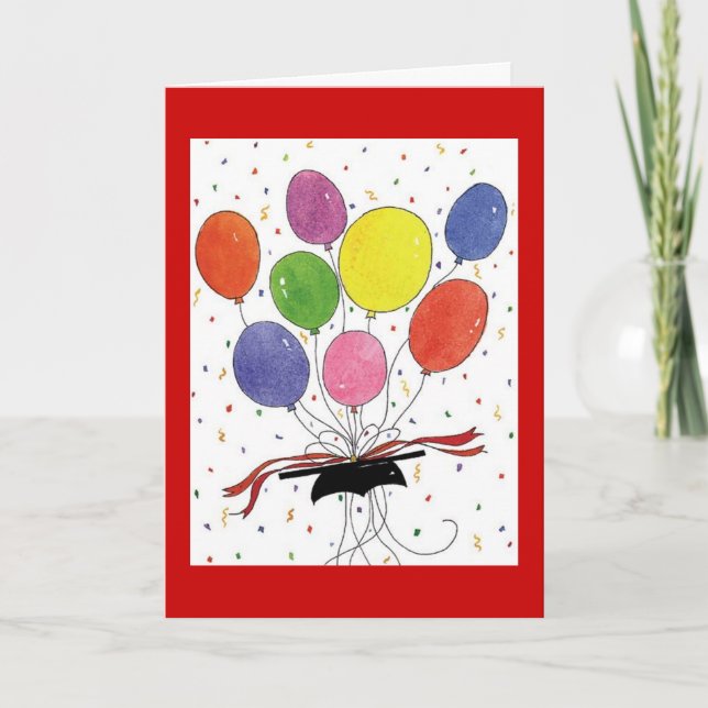 Carte Félicitations d'obtention de diplôme (Devant)