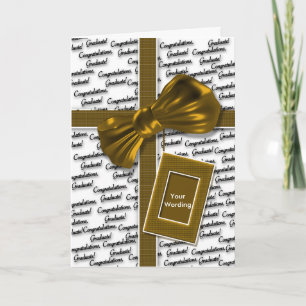 Carte Félicitations d'obtention du diplôme pour les