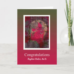 Carte Félicitations Docteur en audiologie