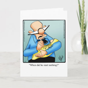 Carte Félicitations Drôle Baby Boy Card "Spectickles"
