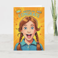 Félicitations Extraordinaire Job Young Redhead Gir