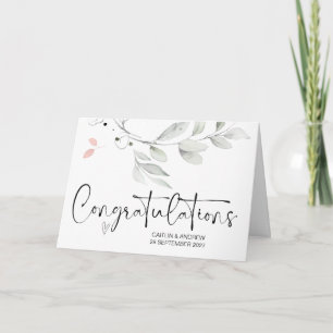 Carte Félicitations Fiançailles Mariage Groom Car