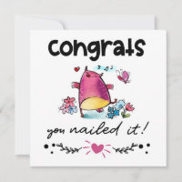 Félicitations Grad You Ncloué It Cartoon Owl Humou