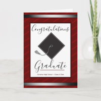 Félicitations Graduate Mortarboard et Script