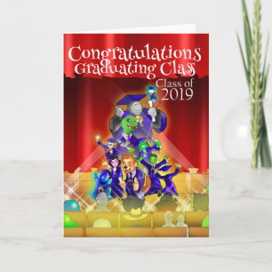 Carte Félicitations Graduating Class Greeting Card 201