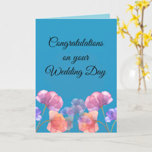 Carte Félicitations Jour de Mariage