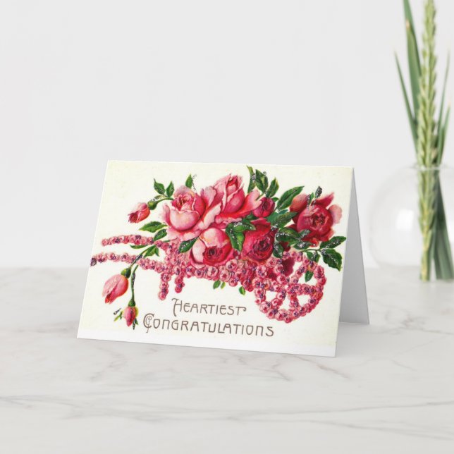 Carte Félicitations les plus sincères (Devant)