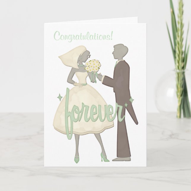 Carte Félicitations Mariage de la Journée spéciale (Devant)
