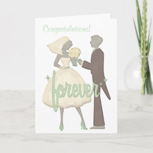 Carte Félicitations Mariage de la Journée spéciale