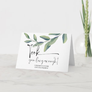 Carte Félicitations Mariage Jeunes Mariés Mariée et Mari