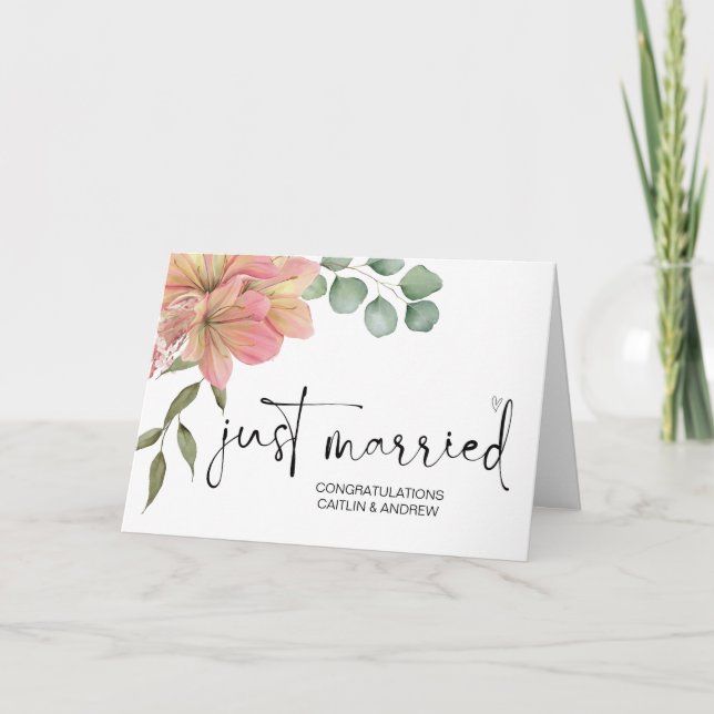 Carte Félicitations Mariage Marié Marié Marié et marié (Devant)