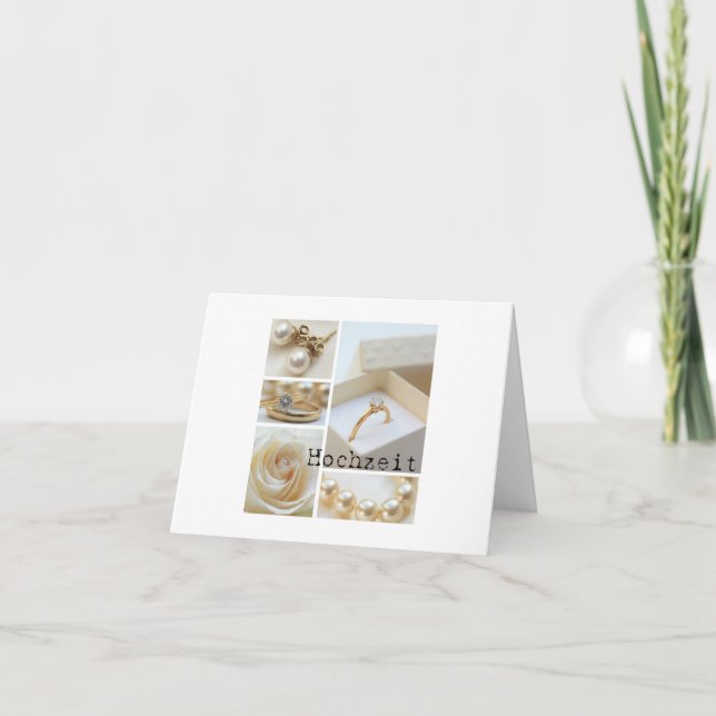 Carte Félicitations mariages allemandes (Devant)