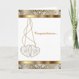 Carte Félicitations mariages pour la mariée et la mariée