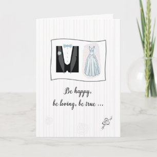 Carte Félicitations mariages pour la mariée et la mariée