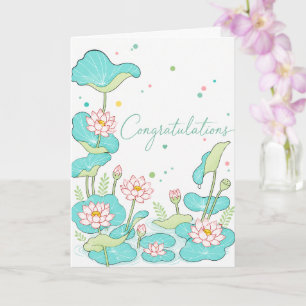 Carte Félicitations minimalistes
