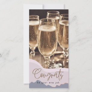 Carte Félicitations Nouveau Emploi Moderne Élégant Félic