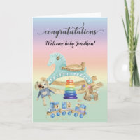 Félicitations Nouveau Jouets bébé Douche personnal