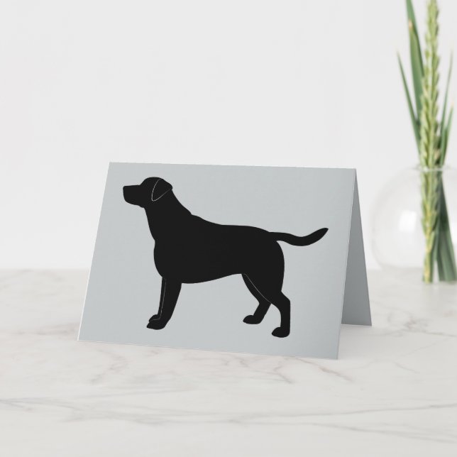 Carte Félicitations Nouveau Labrador Retriever (Devant)