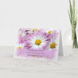 Carte Félicitations, nouvelle petite-fille