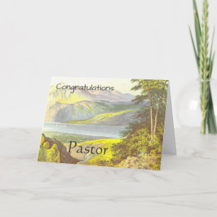 Carte Félicitations Pasteur