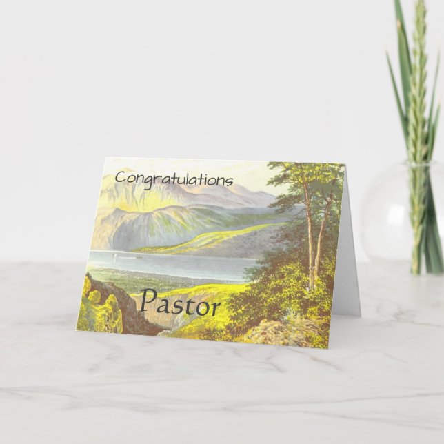 Carte Félicitations Pasteur (Devant)