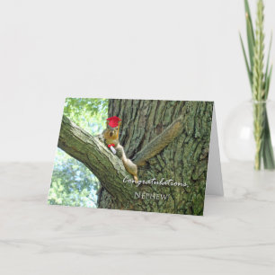 Carte Félicitations pour la graduation pour Nephew, écur