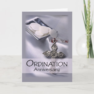 Carte Félicitations pour l'anniversaire de l'ordination