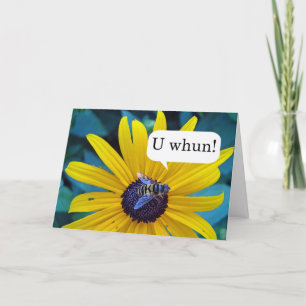 Carte Félicitations pour le concours d'orthographe gagna