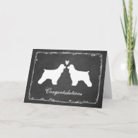 Félicitations pour le mariage des Spaniels Cocker