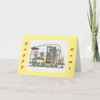 CARTE FÉLICITATIONS POUR LE "NOUVEAU CAMPER"