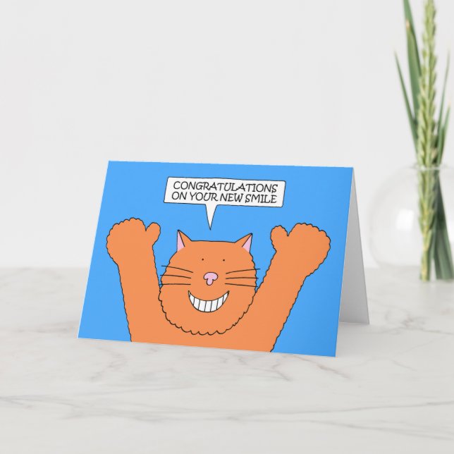 Carte Félicitations pour le travail dentaire (Devant)