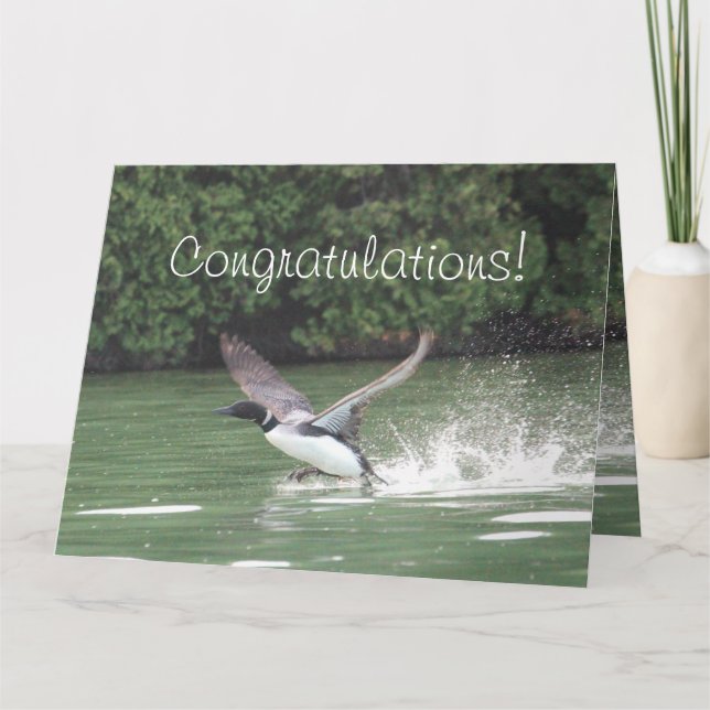 Carte Félicitations pour le vol (Devant)