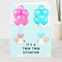 Félicitations pour les bébés jumeaux