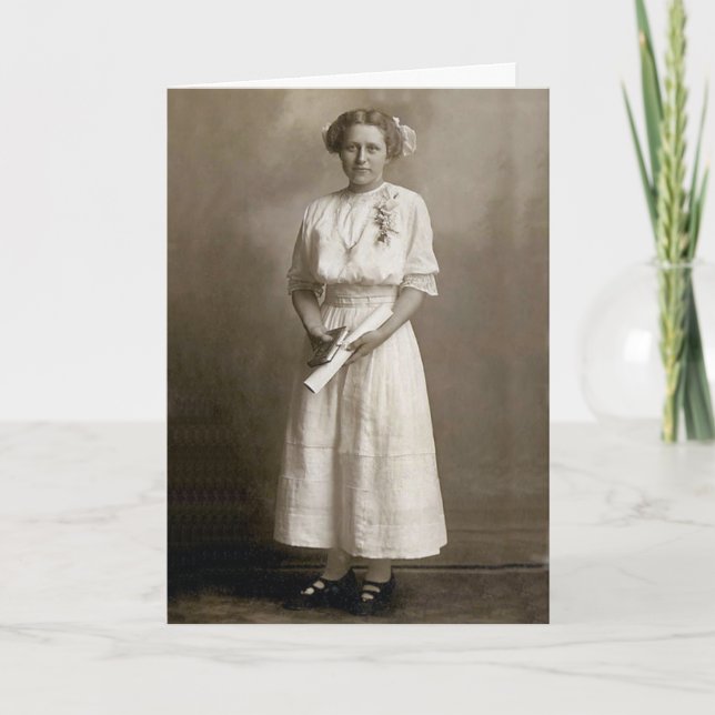 Carte Félicitations pour l'obtention du diplôme (Devant)