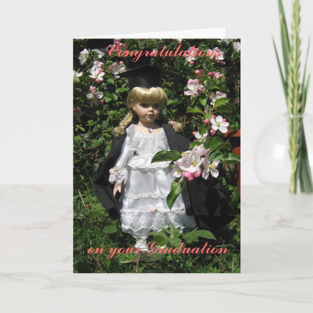 Carte Félicitations pour votre diplôme (Devant)